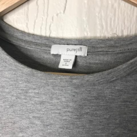 PURE JILL GRAY TUNIC POCKET DRESS SZ. S/P - Picture 5 of 6